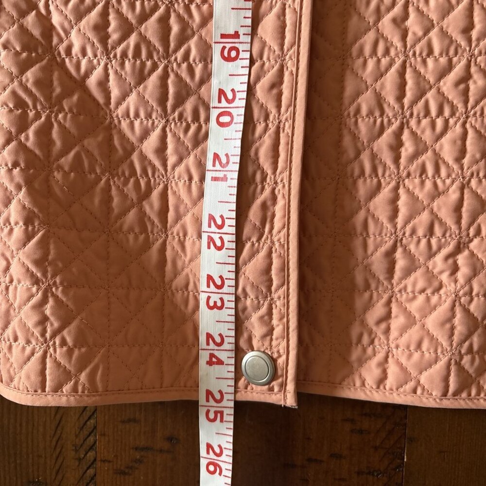 Talbots Petite Thin Peach Spring Jacket Size 2 Petite Quilted - Picture 7 of 7